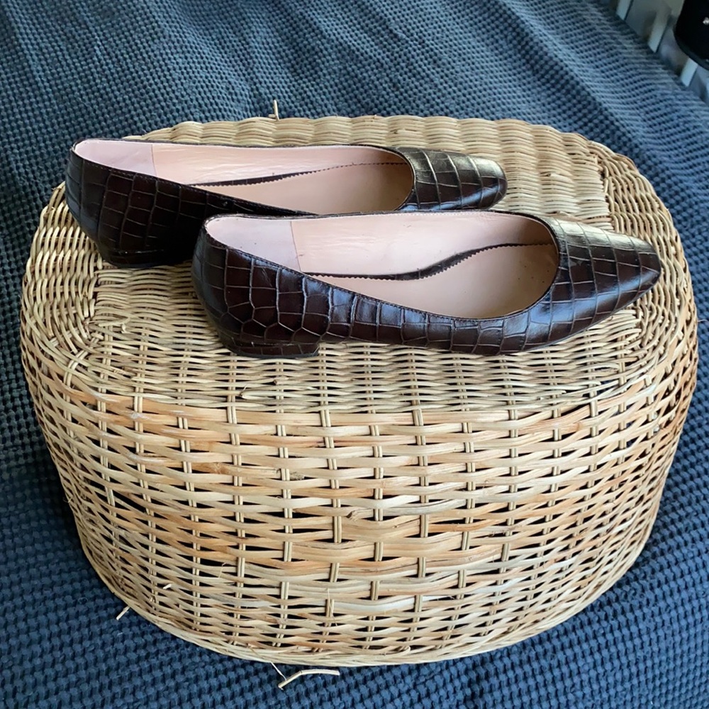 J. Crew leather flats